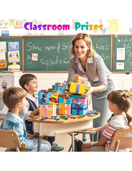 28 Mini Coches de Retroceso Siwarm para Niños 6,99 cm