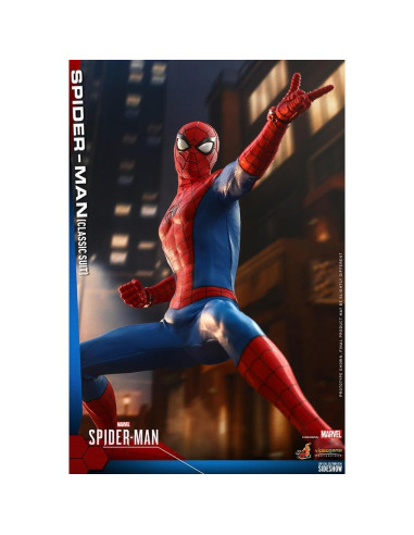 Figura Coleccionable Hot Toys Spider-Man Traje Clásico 30 cm