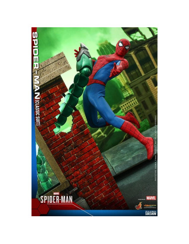 Figura Coleccionable Hot Toys Spider-Man Traje Clásico 30 cm