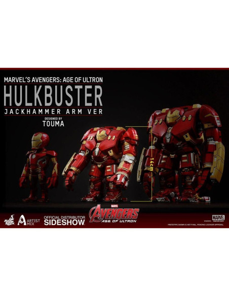 Figura Coleccionable Hulkbuster Hot Toys 14 cm Marvel