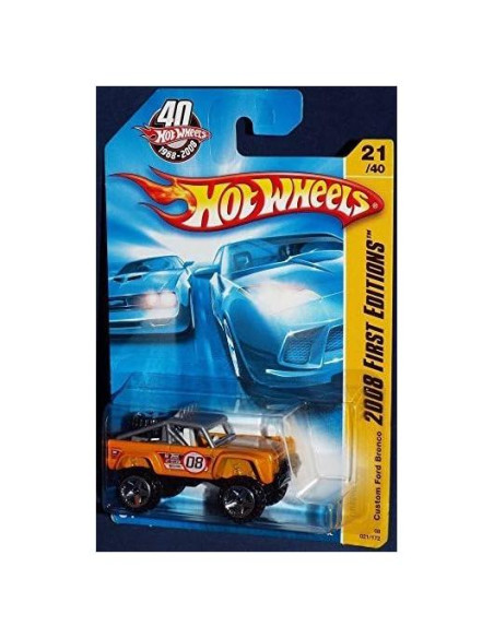 Hot Wheels Ford Bronco 2008 Amarillo 1:64 Coleccionable