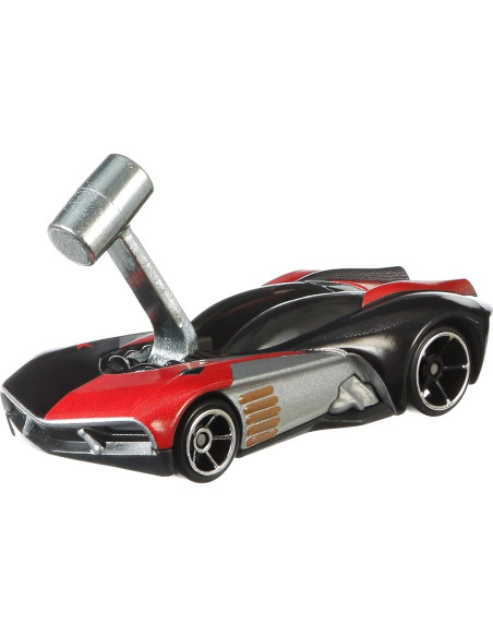Hot Wheels Coche DC Comics Harley Quinn 1:64 con Martillo