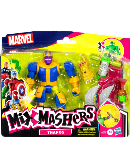 Figura de Acción Thanos Marvel MixMashers 12,7 cm Deluxe