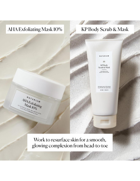 Mascarilla Exfoliante AHA 10% Naturium - Ácidos Glicólico y Láctico 48g