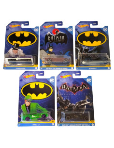 Hot Wheels Batman 2022 Batmobile 5 Vehículos Diecast