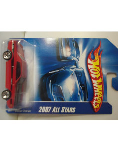 Dodge Charger Rojo Hot Wheels 2007 All Stars 22.86cm 2