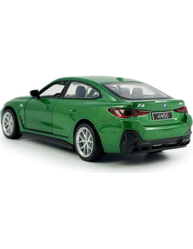 Coche de Juguete BMW EV i4 M50 Metal 1:34 Verde con Luz y Sonido