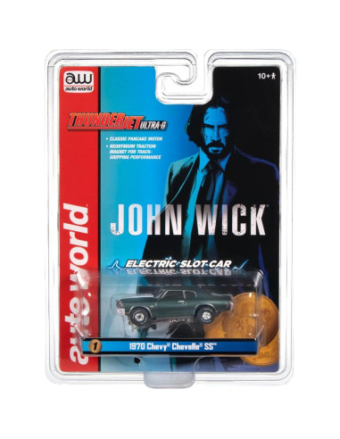 Coche de Slot Auto World SC409-1 John Wick 1970 Chevelle HO