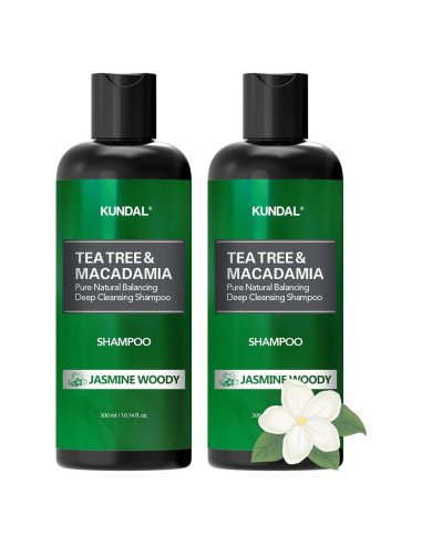Champú KUNDAL Árbol de Té y Macadamia 300 ml - Paquete de 2