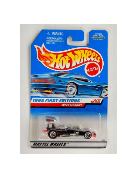 Hot Wheels 1998 Super Modificado Negro 1:64 Edición Limitada