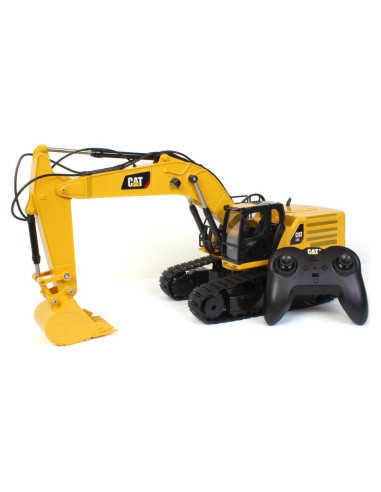 Camión Excavadora RC Diecast Masters CAT 336 1:24 Amarillo