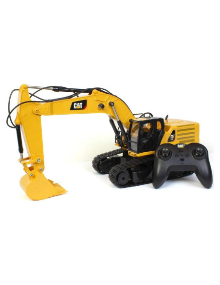 Camión Excavadora RC Diecast Masters CAT 336 1:24 Amarillo