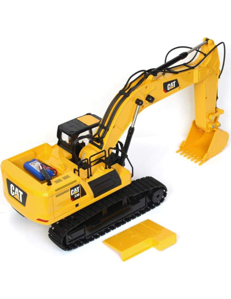 Camión Excavadora RC Diecast Masters CAT 336 1:24 Amarillo