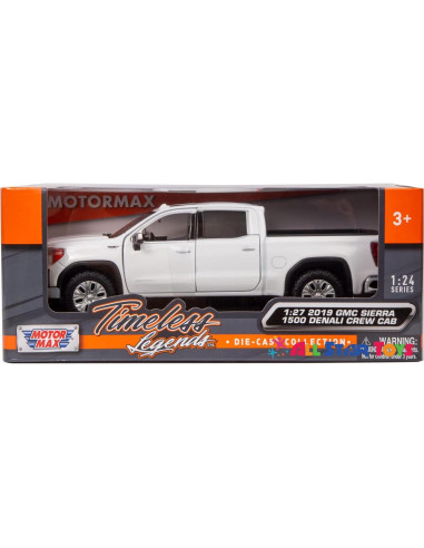 Camioneta Diecast 2019 GMC Sierra 1500 Denali 1/27 Motor Max