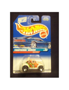 Coche Die Cast Hot Wheels 1998 Baja Bug 1:64 Blanco