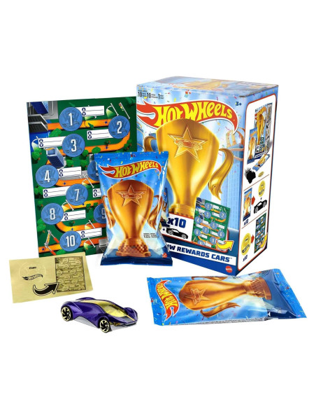 Coche de Juguete Hot Wheels HW Rewards 1:64 - Paquete de 10 Coche de Juguete Hot Wheels HW Rewards 1:64 - Paquete de 10
