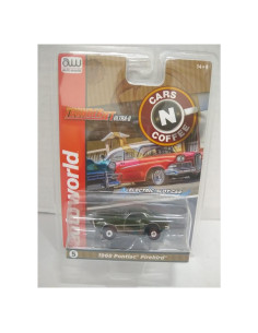 Coche Eléctrico de Pista HO Auto World 1968 Firebird Verde