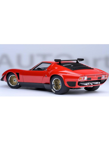 Autoart Miura SVR Jota Rojo 1:18 Modelo a Escala Detallado