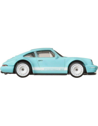 Hot Wheels Porsche 964 Diecast Premium 1:64 Azul Claro