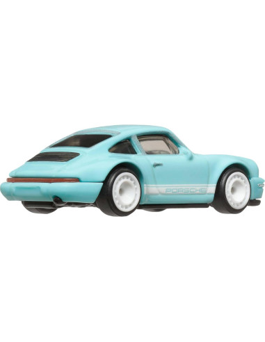 Hot Wheels Porsche 964 Diecast Premium 1:64 Azul Claro