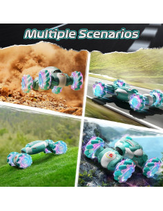 Coche Acrobático RC YTKIH 4WD Detección de Gestos 25.4cm 2