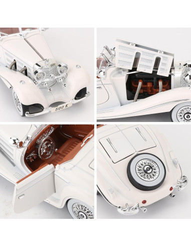 Coche de Juguete BDTCTK Benz 500K 1:24 con Sonido y Luz