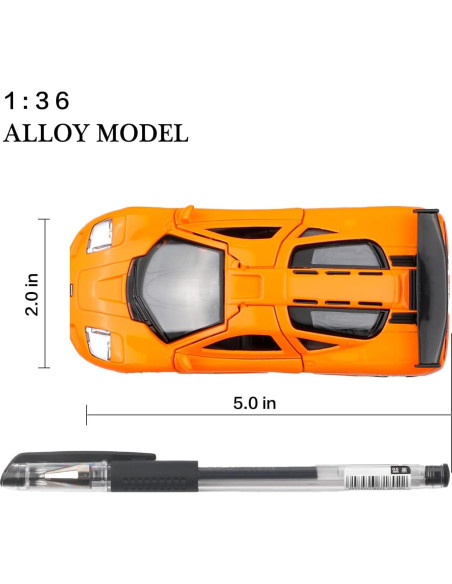 Coche de Juguete Mclaren TOKAXI Escala 1/36 Naranja Coche de Juguete Mclaren TOKAXI Escala 1/36 Naranja