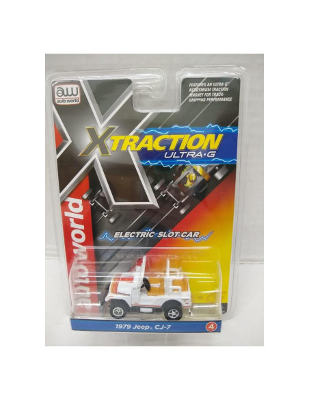 Coche de Slot Eléctrico Auto World Jeep CJ-7 1979 Escala HO