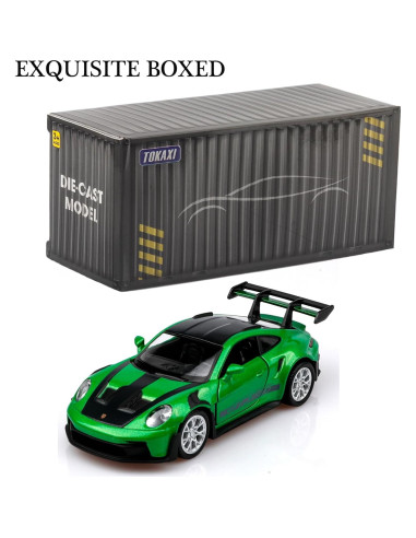 Coche de fundición Porsche 911 GT3 1:36 TOKAXI - Retroceso