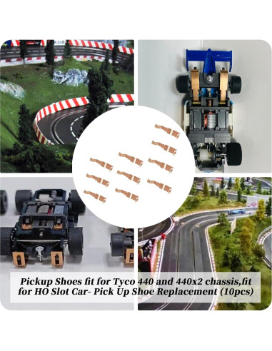 Zapatos de Recogida XYgdhqpt para coches slot HO - 10 piezas