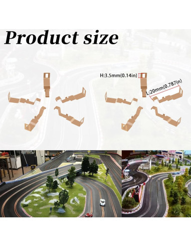 Zapatos de Recogida XYgdhqpt para coches slot HO - 10 piezas