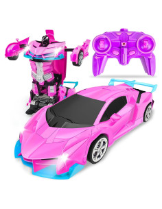 Coche RC Transformador Hymaz 1:18 para Niños 3-8 Años