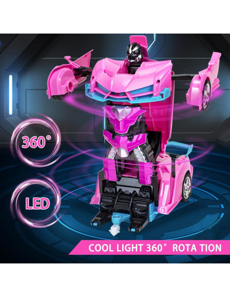 Coche RC Transformador Hymaz 1:18 para Niños 3-8 Años