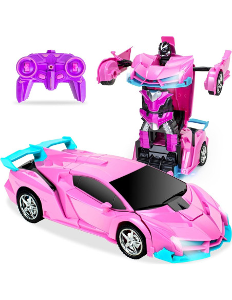 Coche RC Transformador Hymaz 1:18 para Niños 3-8 Años