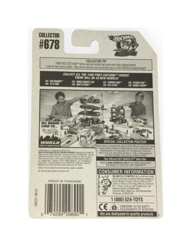 Hot Wheels Carrito de Compras Rojo 1998 Edición Limitada