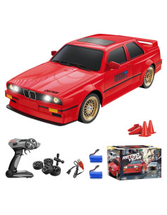 Coche RC Drift Hitish 1:16 30KM/h con Luces LED y Baterías