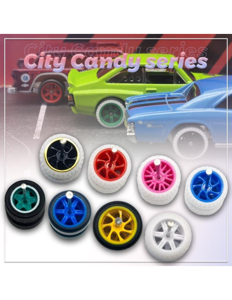 Ruedas Todo Terreno WAVEIST Hot 1/64 para Modelos Diecast