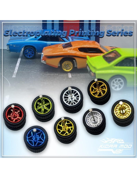 Ruedas Todo Terreno WAVEIST Hot 1/64 para Modelos Diecast