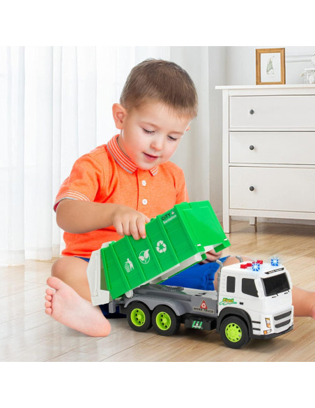 Camión de Basura MOBIUS 1:12 con Sonidos y Luces