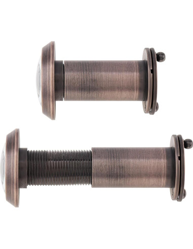 Mirilla de Puerta de Latón Sólido 200 Grados con Privacidad