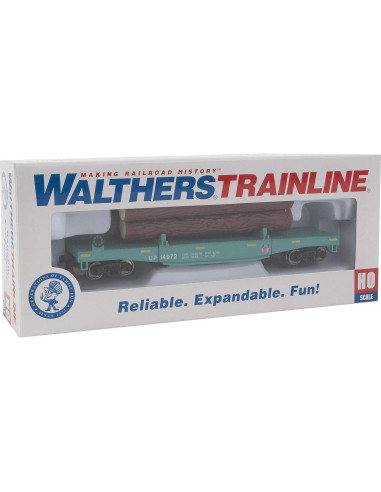 Carro de Volteo de Troncos Walthers HO Union Pacific 14972