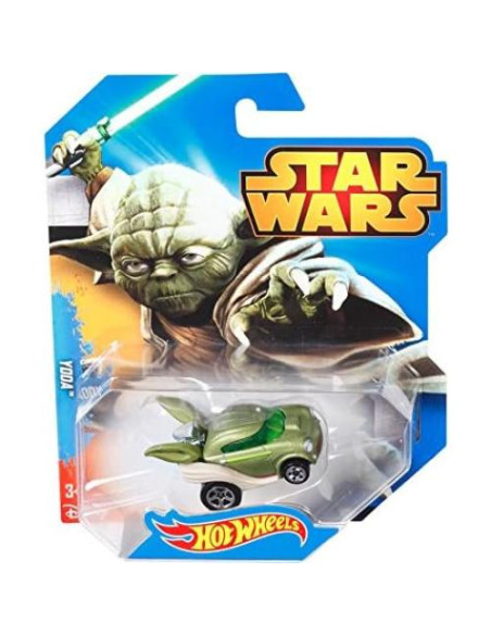 Hot Wheels Star Wars Coche Yoda 1:64 Coleccionable