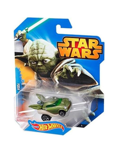Hot Wheels Star Wars Coche Yoda 1:64 Coleccionable