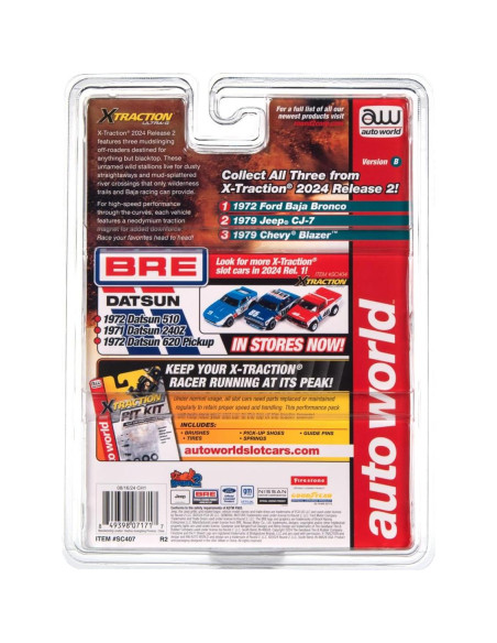 Coche de Slot Auto World SC407-2 Jeep CJ-7 Escala HO