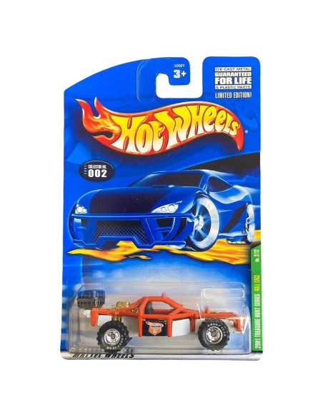 Hot Wheels Caza del Tesoro 2001 1:64 Jaula Roja Edición Limitada