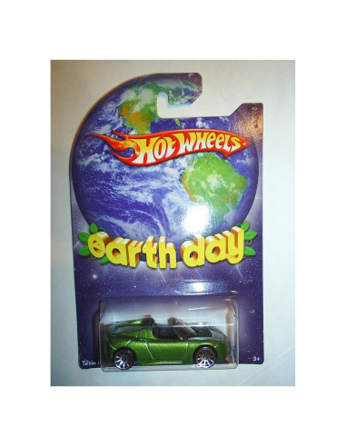 Hot Wheels Tesla Roadster Sport 2010 1:64 Coleccionable Verde
