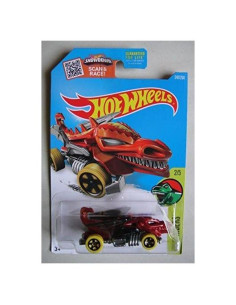 Hot Wheels Coche Dragón Jinete de Dinosaurios 2016 Rojo
