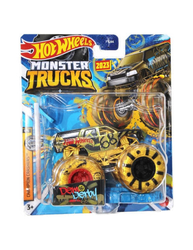 Hot Wheels Monster Trucks Mattel 1:64 Demo Derby Oro 2024