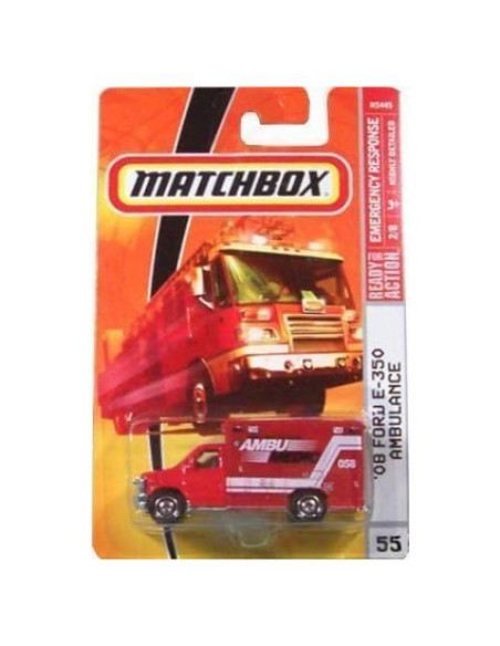 Matchbox Ambulancia 2008 Ford E-350 1:64 Coleccionable Matchbox Ambulancia 2008 Ford E-350 1:64 Coleccionable