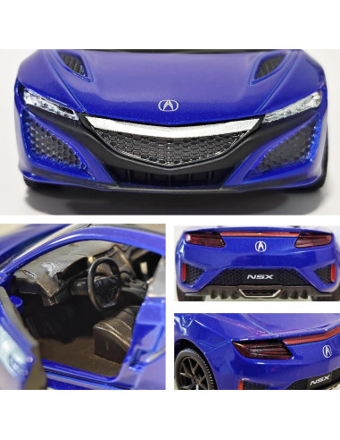 Coche de Juguete Acura NSX 2017 1:36 Retroceso Azul
